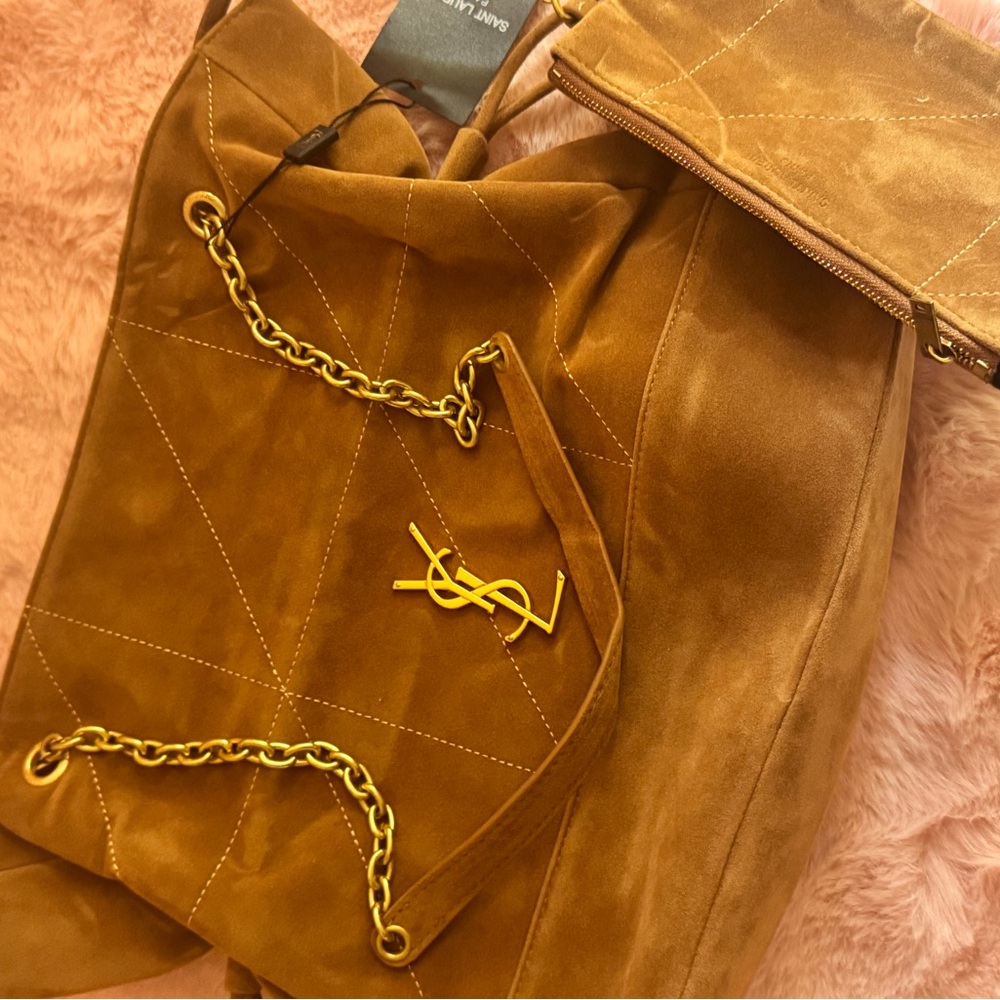 Suede hobo boho satchel tote bag - Picture 14 of 14